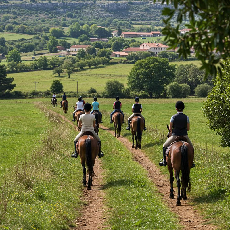 Holidays on horseback in Spain, horse trail rides, equestrian tours
